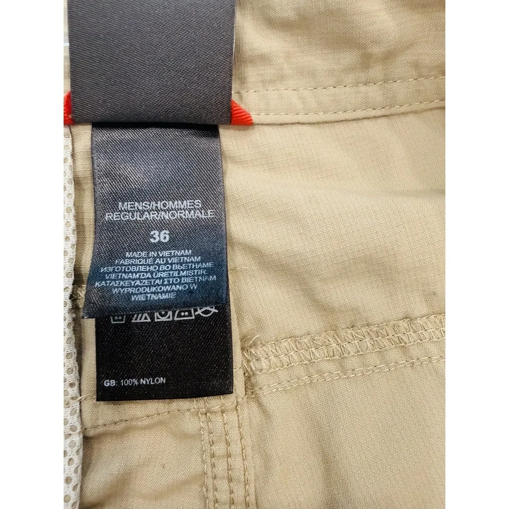 THE NORTH FACE Men's Horizon Cargo Utility Hiking Outdoors Shorts Nylon Size 36
